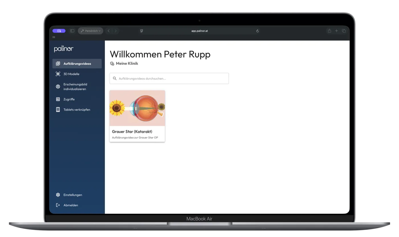 Palinor Webportal